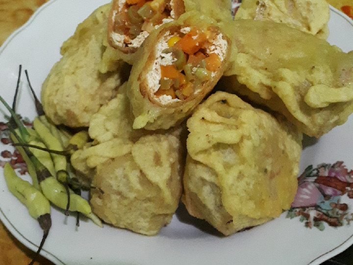 Bagaimana Membuat Tahu isi pedas (hot jeletot), Enak Banget