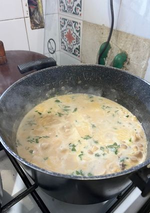 Una foto de Boeuf Stroganov (Strogonoff)
