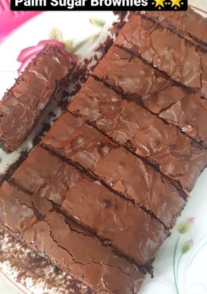 Foto resep Palm Sugar Chewy Brownies