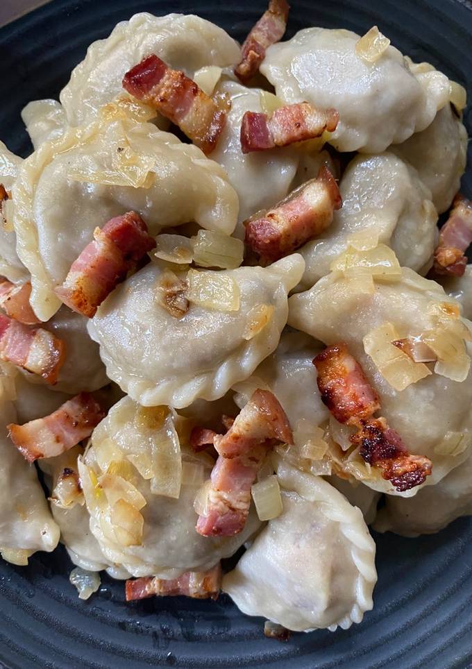 Вареники з квасолею