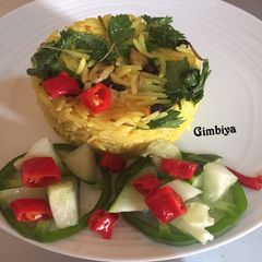 A picture of Basmati rice#Abuja.