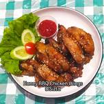 Honey bbq chicken wings 👍