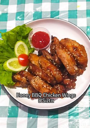 Foto resep Honey bbq chicken wings 👍