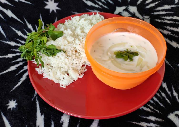 Recipe of Quick Onion Raita