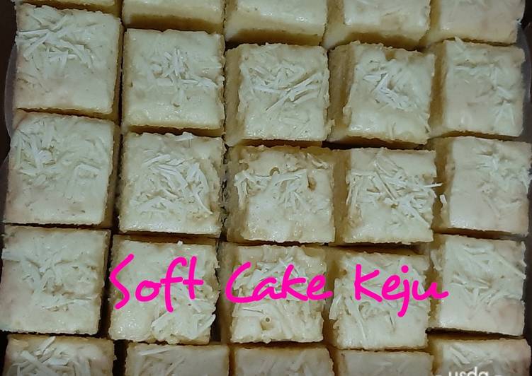 Resep Soft Cake Keju Irit Telur (metode all in one) Anti Gagal