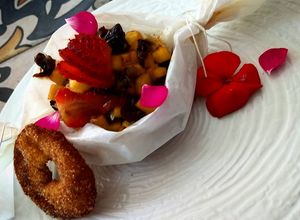 Una foto de Mixiote de Frutas
