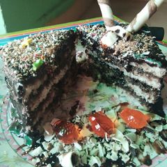 A picture of Bread chocolate pastrie.