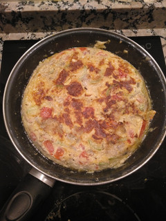 Una foto de Tortilla improvisada
