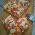 Pizza 🍕 roti tawar