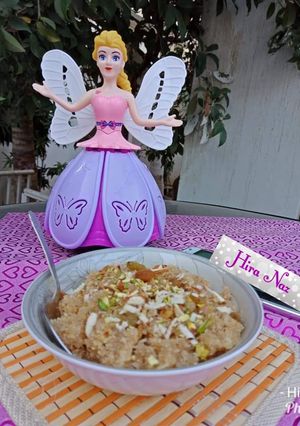 A picture of Suji ka Halwa.
