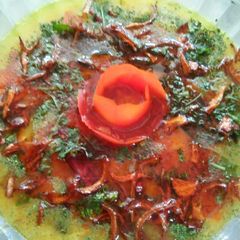 A picture of Tadke wali tur dal fry.