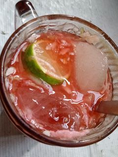 Foto resep Es mentimun sirup Marjan