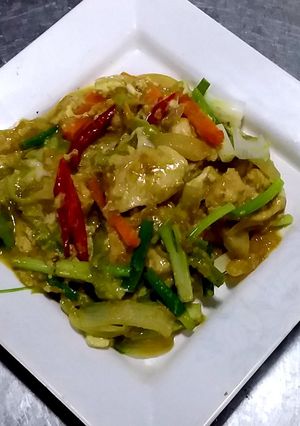 รูปของ ไก่ผัดผงกะหรี่