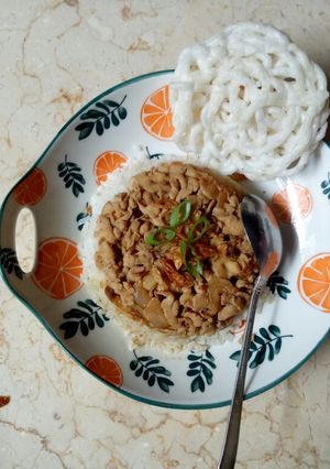 Foto resep Nasi tim ayam praktis