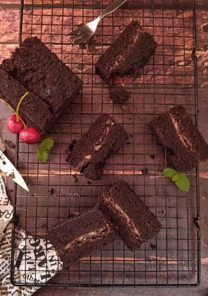 Foto resep Brownies Ketan Hitam (Kukus)