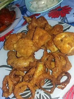 عکسی از دستور مرغ و پیاز سوخاری
