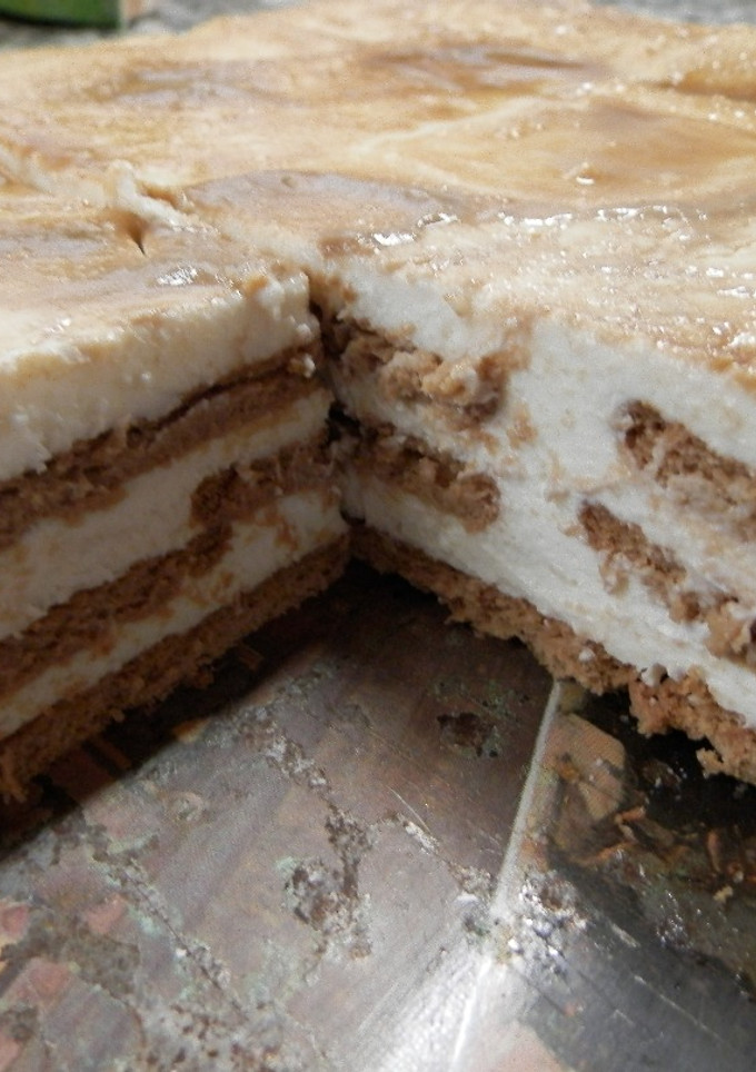 Una foto de Tarta de galletas rellena de Philadelphia