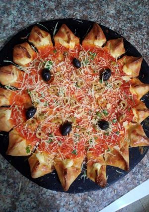 صورة لوصفة بيتزا 🍕