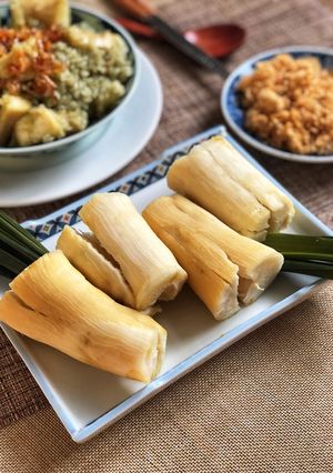 Hình của món Sắn hấp.