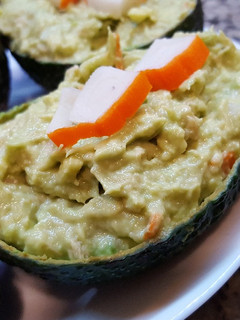Una foto de Aguacates rellenos