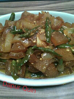 Foto resep Oseng Kikil Cabe Hijau