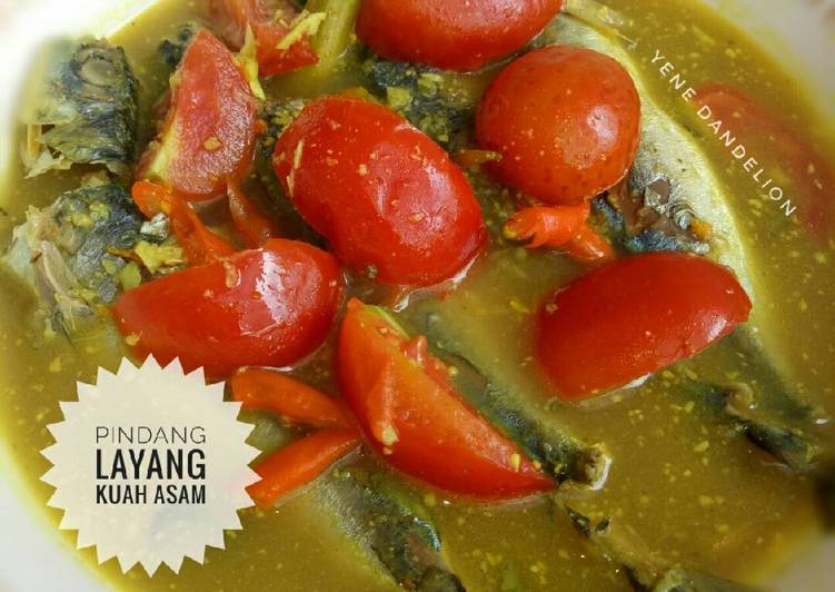 Resep Pindang Layang Kuah Asam #Dandelion, Enak