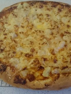 Ananászos, kukoricás pizza recept fotója