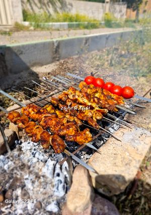 عکسی از دستور جوجه کباب با استخوان