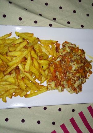 A picture of Yummy Fattening Lunch.