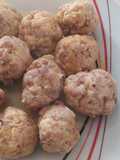 Albóndigas para preparar un cocido, con embutidos de Catalunya