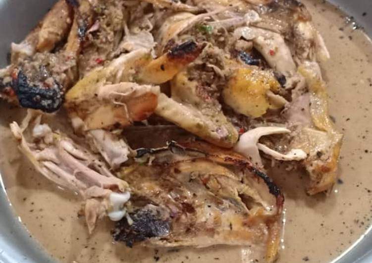Langkah Mudah untuk memasak Ayam bakar pecak santan Anti Gagal