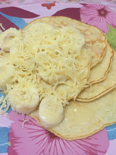 Foto resep Simple banana pancake