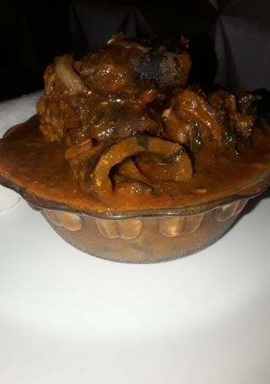 A picture of Ogbono soup.