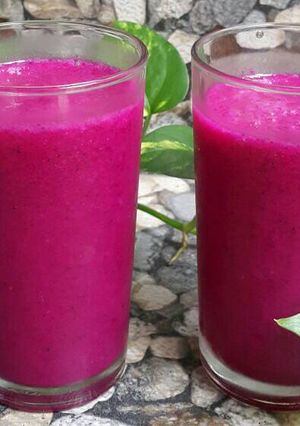 Foto resep Jus GaYa (buah naga + yakult)