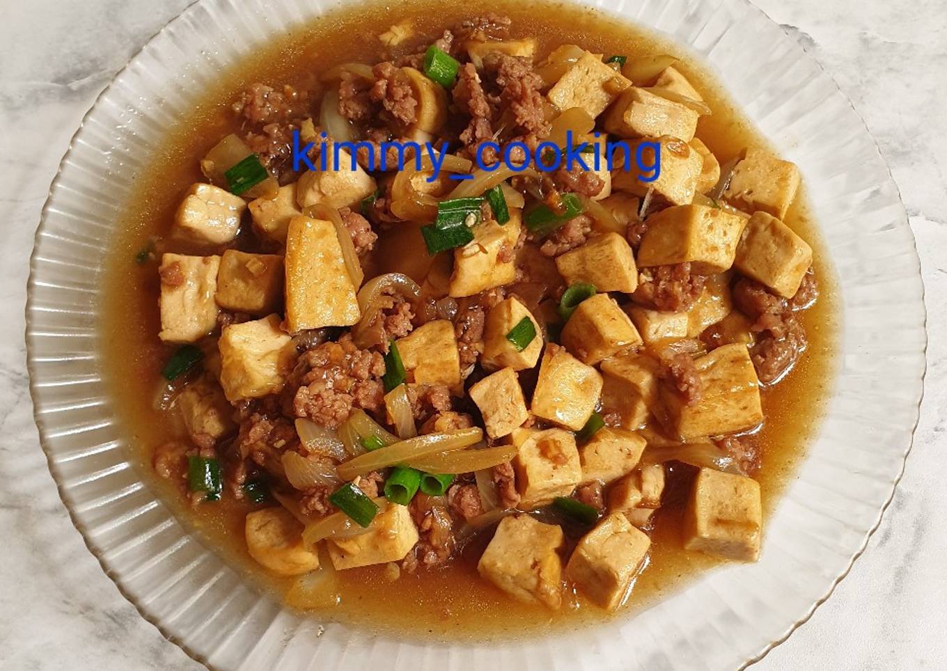 Mun Tahu Daging Cincang