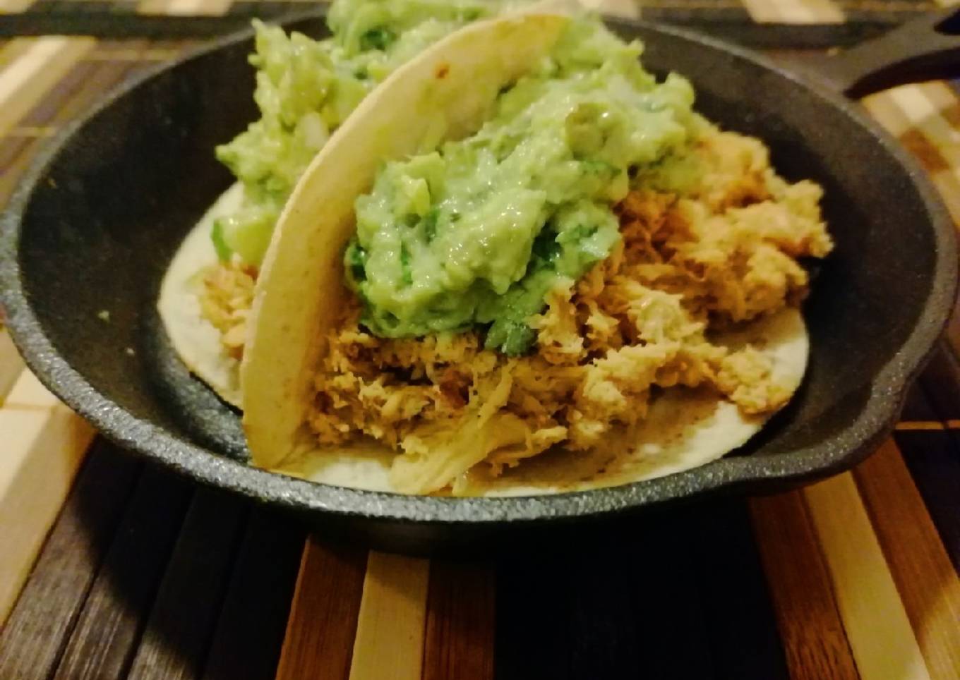 Pulled pollo en olla de cocción lenta 🍲🐥