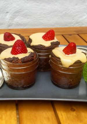 Una foto de Muffin de Plátano y coliflor en Mason Jar