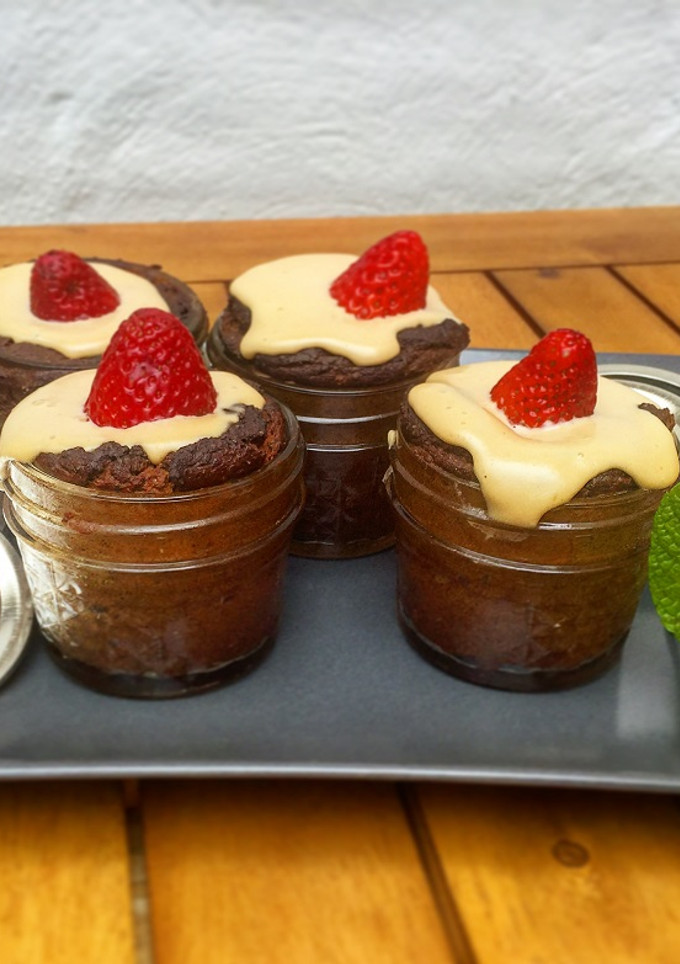 Una foto de Muffin de Plátano y coliflor en Mason Jar