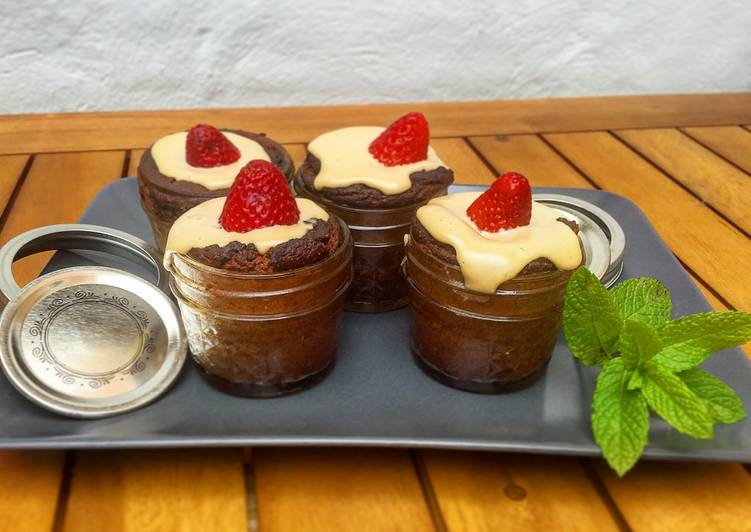 Muffin de Plátano y coliflor en Mason Jar