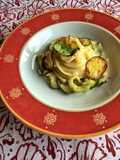 Linguine con zucchine mantecate con caciocavallo ragusano 🌷