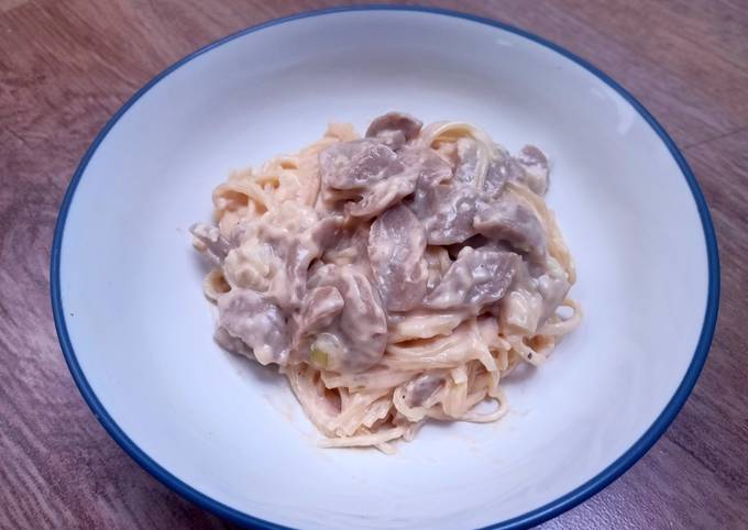 One-Pan Spaghetti Alfredo Darurat