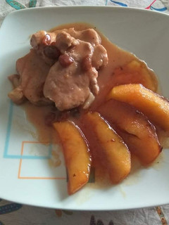 Una foto de Solomillo de cerdo al Pedro Ximénez, con manzana caramelizada