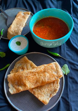 A picture of Wheat Ragi Chila.