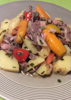 Une photo de Salade de Queue de Bœuf aux légumes nouveaux