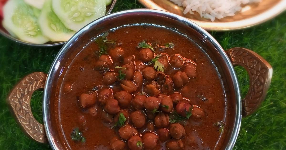 Kala chana masala curry Recipe by Neha Dua Cookpad