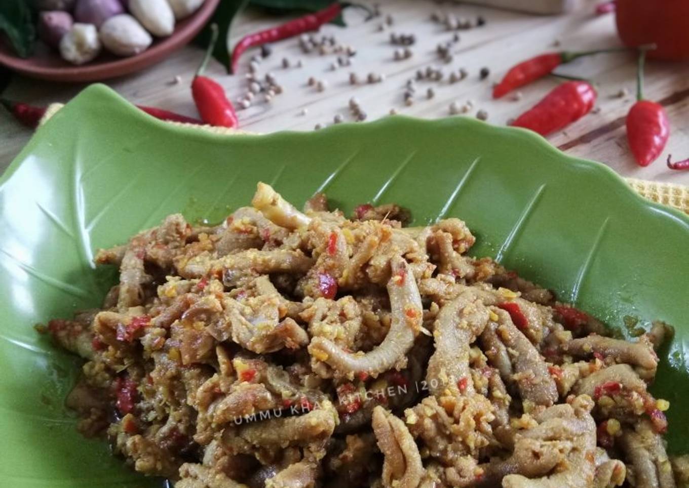 Usus Ayam balado #rabubaru