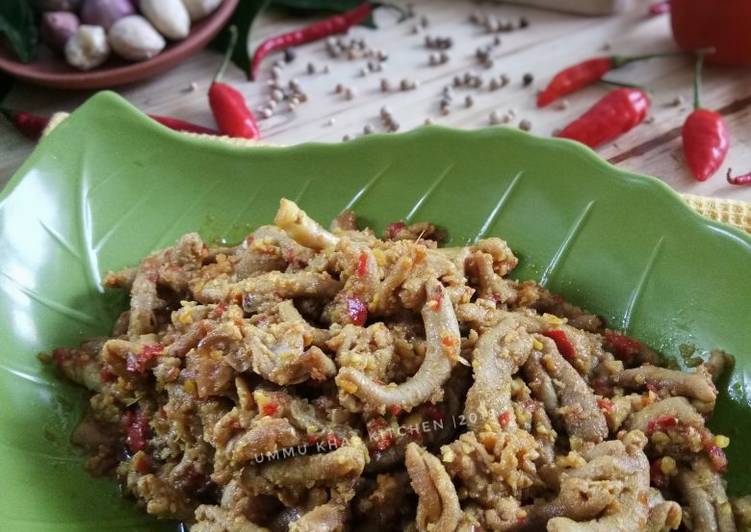 Usus Ayam balado #rabubaru – Resep membuatnya