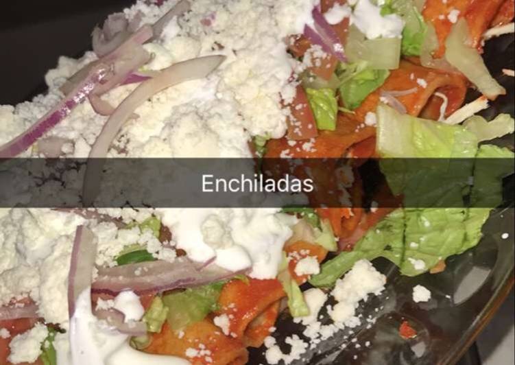 Easiest Way to Make Perfect Enchiladas Rojas