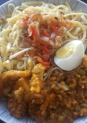 Una foto de Guisado de arverjas 🍝