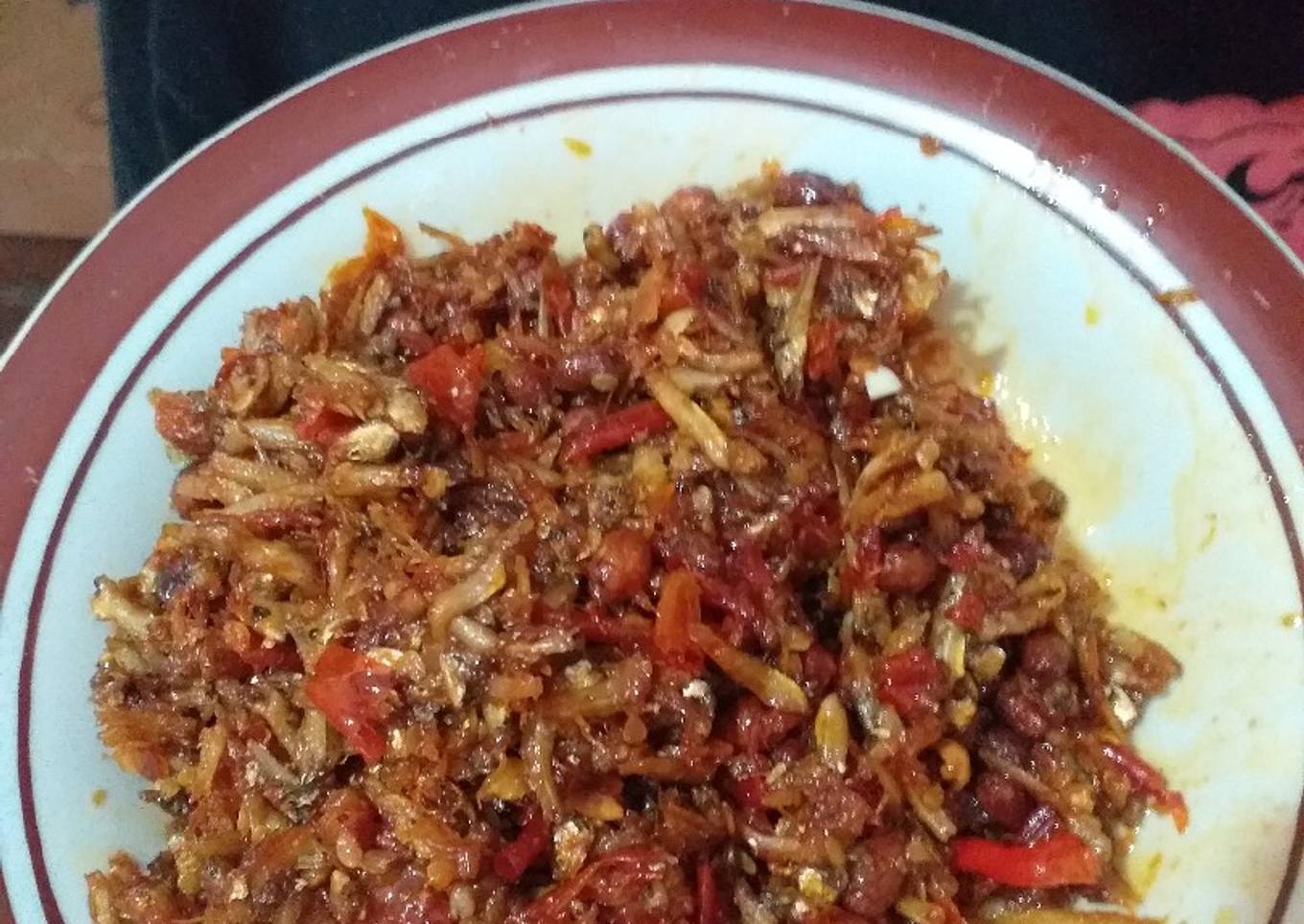 Sambal teri kacang mercon (tahan lama)
